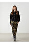 Extra Narrow Fit Patterned Women's Skirt with Elastic Waist