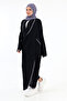 Casual Draped Pocket Fenomen Cross Tunic Black - 3