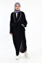 Casual Draped Pocket Fenomen Cross Tunic Black - 2