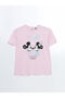 Zero Roba Collar Mickey and Minnie Mouse Printed Women's T-Shirt from Uzg Store for Style Enthusiasts - 6