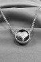 Heart in Circle Detailed Necklace - 2