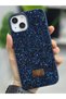 iPhone 14 Plus and 15 Plus Compatible Diamond Design Rhinestone Sparkling Shiny Diamond Silicone Case