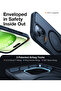Magnetic Shockproof Case for iPhone 15/14, 12FT Drop Protection, Slim, Anti-Scratch, Black - 5