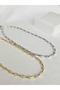 Zircon Stone Bone Necklace Silver Color Necklace Bijouterie Women's Necklace Gift Everyday Necklace Serenay Necklace - 3
