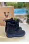 V1085269 Sports Boots Black Fur Baby Girl Shoes - 3