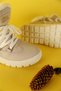 V1095814 Daily Children's Boots Beige Size Girls' Shoes - 2