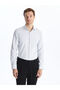 Esvab • Modern & Distinctive Slim Fit Long Sleeve Dobby Textured Men's Shirt