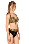 Women's Plus Size Underwire Supported Snake Print Bikini Set - 2