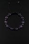 Natural Stone Bracelet, Amethyst and Hematite Stone, Adjustable, Men's Bracelet, Women's Bracelet - 5