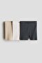 3-pack ribbed cycling shorts - 2