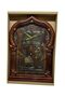 Brown and gold mosque wall clock - 3