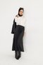 Black Leather Look Pleated Hijab Skirt, Hijab Skirt, Women's Gift Skirt, Stylish Skirt, Long Skirt - 6