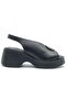 Genuine Leather Comfort Orthopedic Women's Sandals Black - 3
