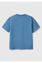 Boy's Airman Blue Marvel Hero Printed Logo Label T-Shirt - 2