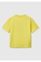 Boy's Yellow Slogan Printed T-Shirt - 2