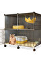 Cat Cage Indoor Small Cat Villa Cat House