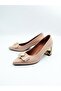Women's Genuine Leather Heeled Shoes - 4
