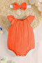 X Silk Atlas Muslin Bandana Cute Bodysuit