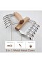 Meat Claws Set:  BBQ Bear Claws with Wood Handles for Shredding Pulled Pork, 2 pcs. - 2