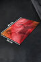 Large Red Leaves Glass Cutting Board, Heat Break Resistant, Presentation Board, Cutting Board - 2