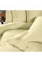 Monochrome Lemon Green 100% Cotton 300 Tc Duvet Cover Set - 3