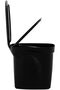 Since 1911, Made In Brazil - Compact 7liter Black Polypropylene Trash Bin With Galvanized Steel Rod - 4