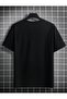 Beige Black Back Faith over Printed Shorts T-Shirt Set - 4