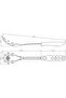 Since 1911, Made In Brazil - Utilita Gray Nylon Pasta Server With Stainless Steel Shank - 3