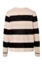 Women Boat Neck Long Sleeve Sweater, Cream - 3