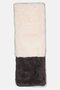 Women Two-Tone Faux Fur Scarves 110 x 22 cm, Ivory - 2