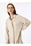 Tunic with Cuff Binding Detail - Stone Color - Refka - 2