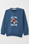 Boy's Sweatshirt Lightning of the Farm 1.5-5 Years Old, Indigo - 3