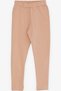 Girls' Leggings with Back Pocket, Ages 8-14, Cream