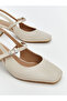 Lcw Steps Beige Leather Look Women's High Heels - 3