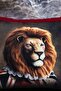 Lion Patterned Luxury Decorative Animal Figure Fringed Avant-Garde Velvet Throw Pillow Case Artistic Design - 4