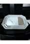 A set of trays of different sizes, melamine marble, for hospitality and serving - 4