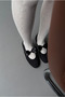 Women's Bowknot Ballerina Flats Black - 2