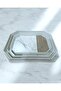 A set of trays of different sizes, melamine marble, for hospitality and serving - 7