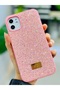 iPhone 12 and 12 Pro Compatible Diamond Design Sparkling Shiny Diamond Silicone Case - 4