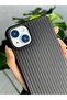 iPhone 14 Plus and 15 Plus Compatible 3D Serrated Embossing Matte Silicone Case - 3