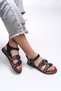 Brunziar Women's Sandals 0012197   Black - 2