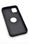 iPhone 15 Pro Max Compatible Leather Look Hard Cover Case Black - 6