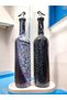Anatolian Mosaic Art Motif Abstract Design Oil Pot Set-Vinegar Sauce Bowl Set- Home and Kitchen - 7