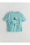 Lcw kids bicycle collar printed boy's t-shirt - 6