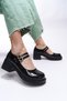 Merlyrra Women's Loafer 0012502   Black Patent Leather - 4