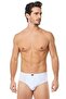 Tutku Men's White Underwear Combed Cotton 100% Cotton 6-Piece Briefs Slip