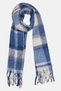 Women Striped Scarves 208 L x 48 H cm, Blue