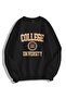 Unisex College University Crew Neck Sweatshirt Hoodie
