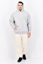 x Select Men Sportswear Fit Long Sleeve Training Sweater, Heather Grey - 4