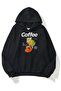 Unisex Coffee Black Sweatshirt Hoodie